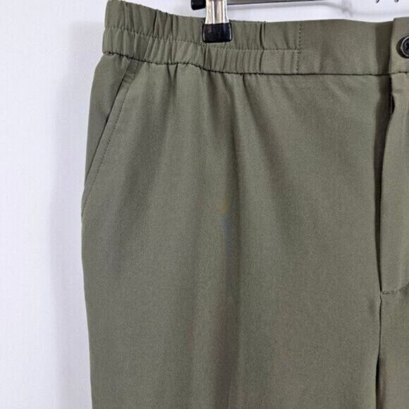 Banana Republic Lightweight Pants In Olive Green - Size L - Picture 3 of 8
